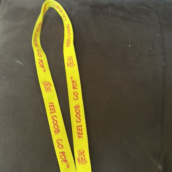 Kellogg’s Corn Pops cereal Lanyard key chain, yellow with red print New - Picture 13 of 16